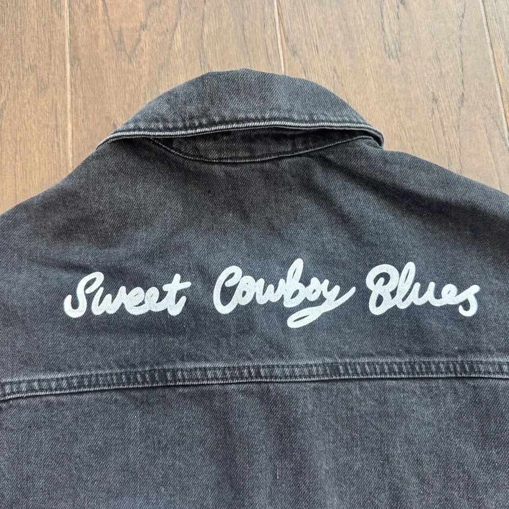 ASOS Black Western Denim Vest - Sweet Cowboy Blues - Picture 13 of 14